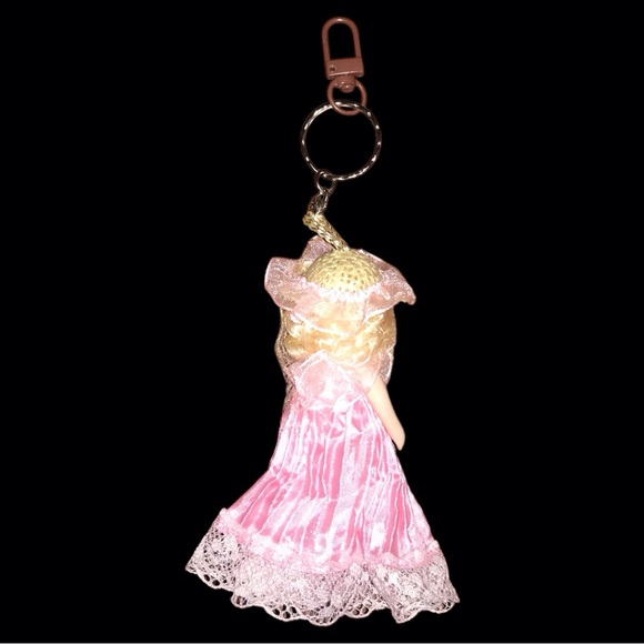 Vintage Porcelain Doll Charm for Keychain or Bag - Picture 4 of 4
